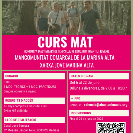 VAL- CURS MAT MARINA ALTA 2026