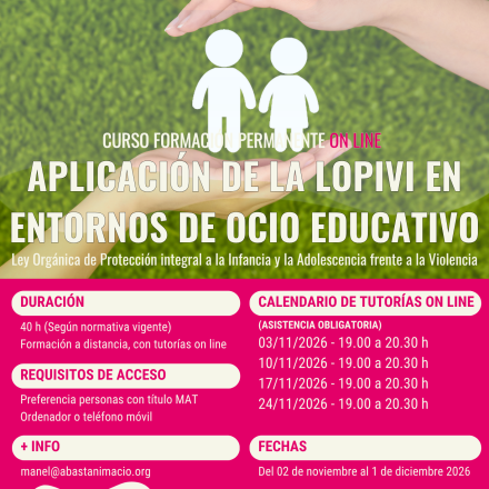 CARTEL 2026FPO6 - LOPIVI EN ENTORNOS DE OCIO EDUCATIVO